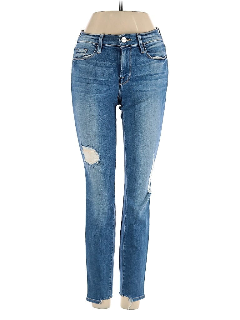 FRAME Denim Hearts Blue Jeans Size 25 waist - photo 1