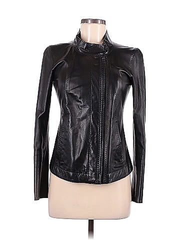 Donna Karan Collection Leather Jacket (view 1)