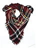 Unbranded Plaid Burgundy Red Scarf One size - photo 1