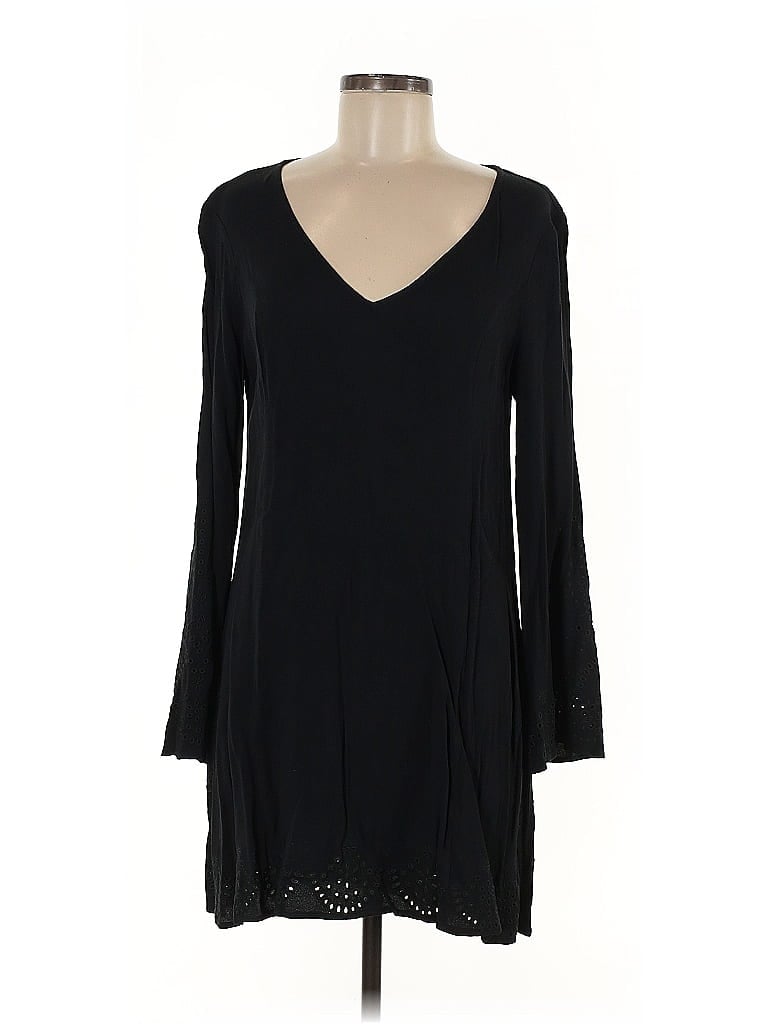 Pre-owned Ella Moss Casual Dress In Black