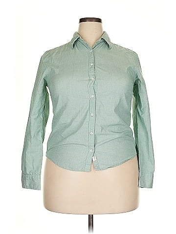 Lands' End Canvas Long Sleeve Button-Down Shirt (view 1)