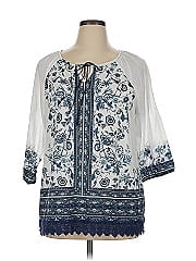 Cj Banks 3/4 Sleeve Blouse