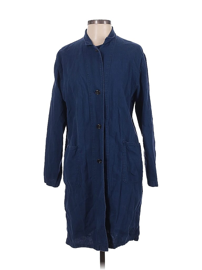 Pre-owned Uniqlo Casual Dress In Blue
