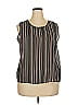 Unbranded 100% Polyester Black Sleeveless Blouse Size 20 - 18 - photo 1