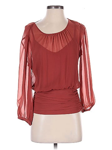 White House Black Market 3/4 Sleeve Blouse (view 1)
