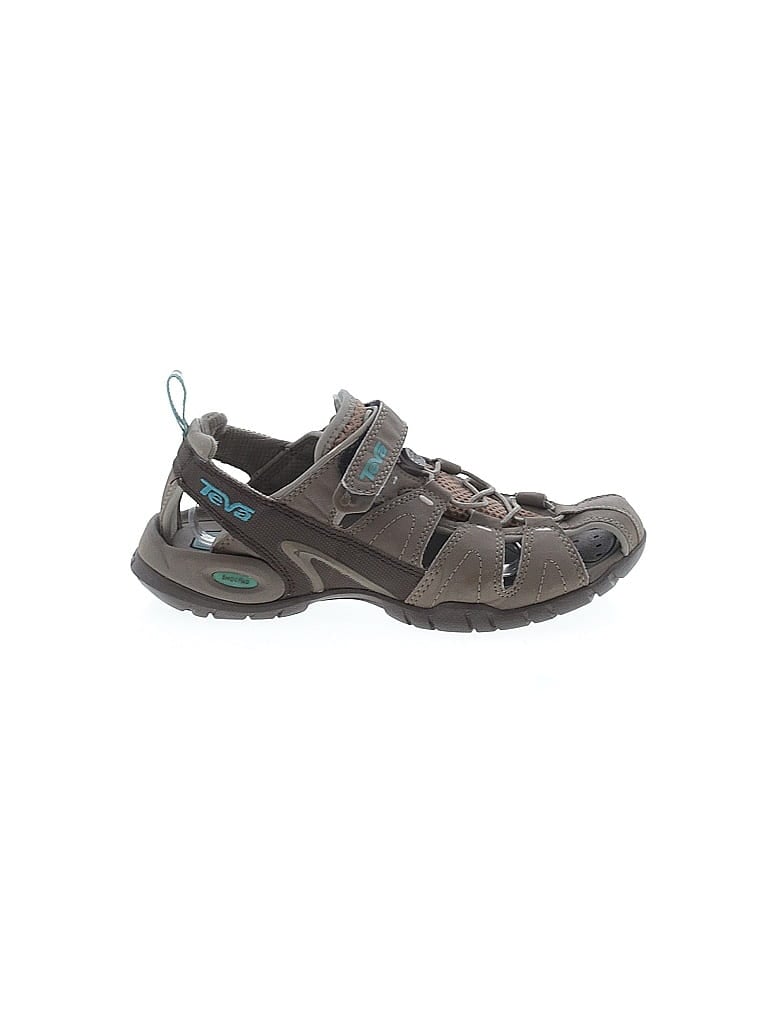 Teva Gray Sandals Size 6 1/2 - photo 1