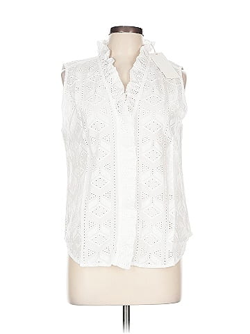 Dylan Sleeveless Button-Down Shirt (view 1)