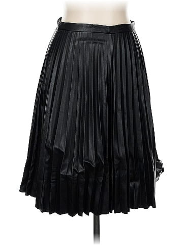Calvin Klein Faux Leather Skirt (view 1)