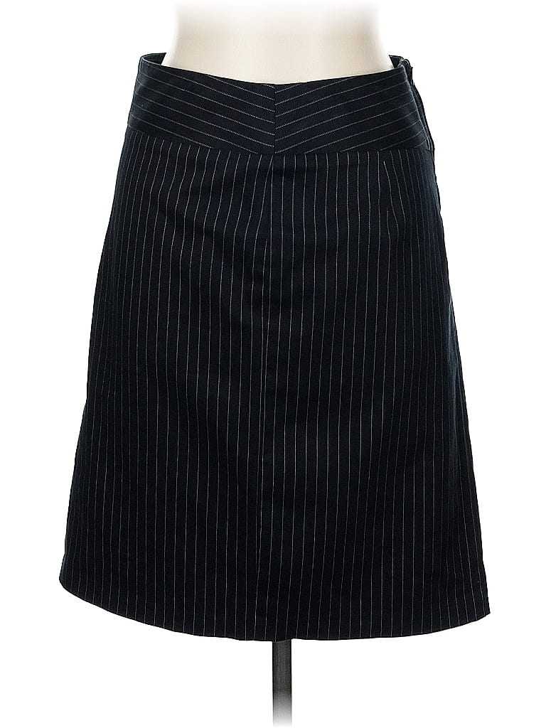 United Colors Of Benetton Chevron-herringbone Black Blue Formal Skirt Size EU (IT) 42 / US 6 - photo 1