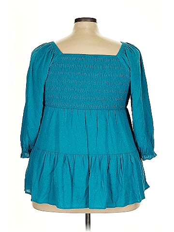 Torrid 3/4 Sleeve Blouse (view 2)