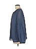 D&Co. 100% Polyester Blue Long Sleeve Blouse Size M - photo 5