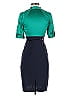 BCBGMAXAZRIA Teal Cocktail Dress Size 0 - photo 2
