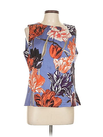 Elie Tahari Sleeveless Silk Top (view 1)