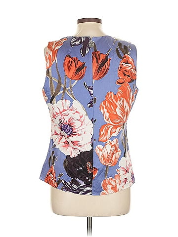 Elie Tahari Sleeveless Silk Top (view 2)