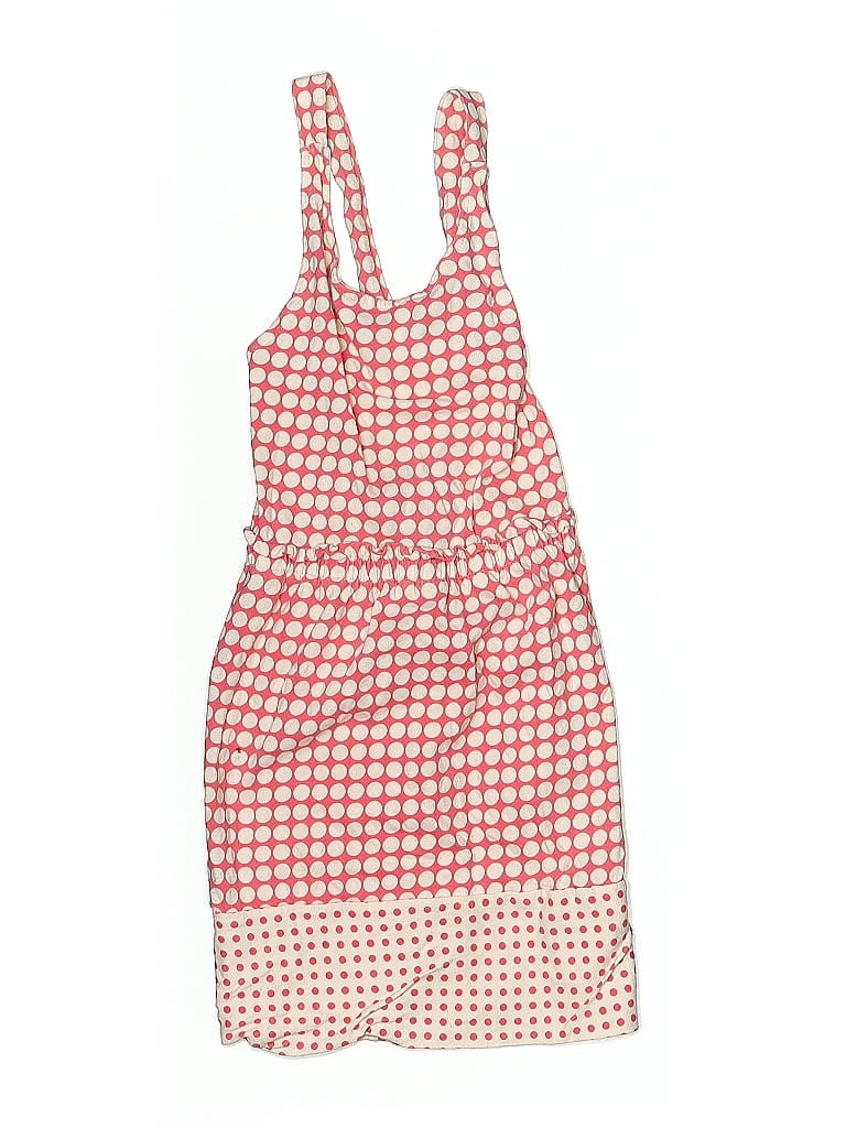 Crewcuts Outlet Checkered-gingham Red Pink Dress Size 4 - photo 1