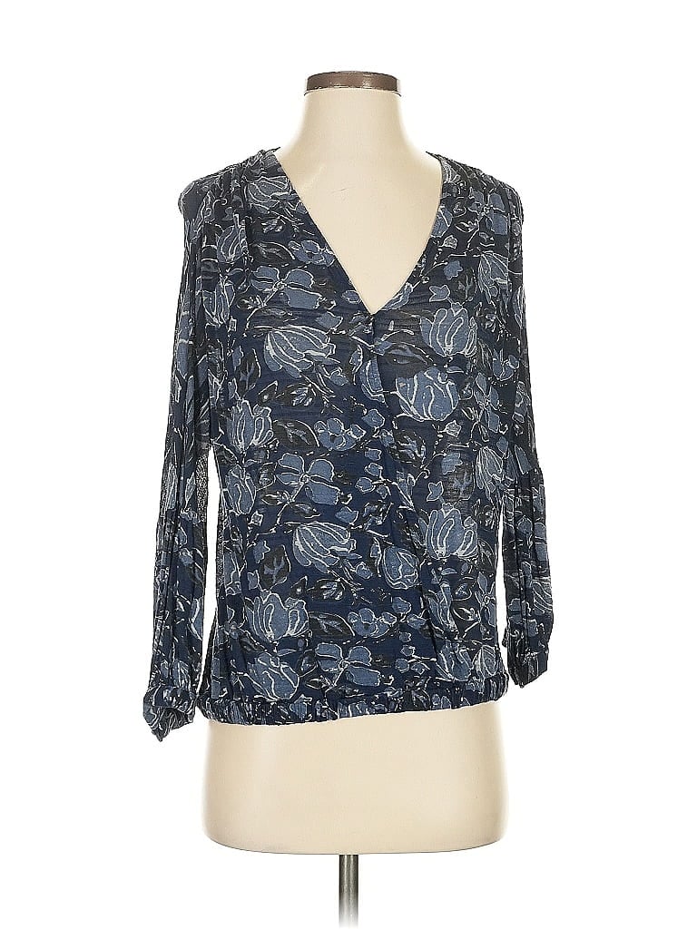 Pre-owned Lucky Brand Cardigan Sweater In Blue