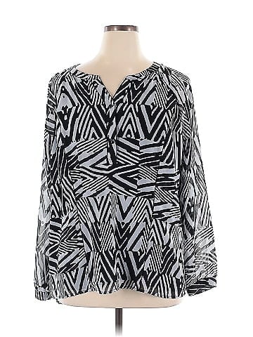 Calvin Klein Long Sleeve Blouse (view 1)