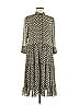 Akris Punto 100% Viscose Print Gray Green Casual Dress Size 8 - photo 1