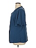 Timeson 100% Polyester Blue Short Sleeve Blouse Size XL - photo 5