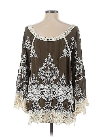 Democracy 3/4 Sleeve Blouse (view 2)