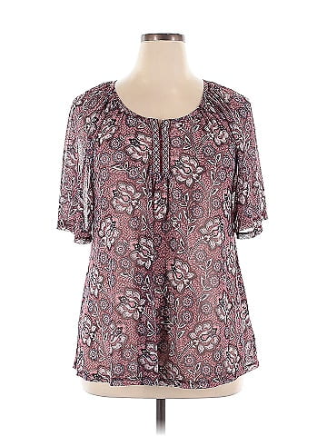 Style&Co Short Sleeve Blouse (view 1)