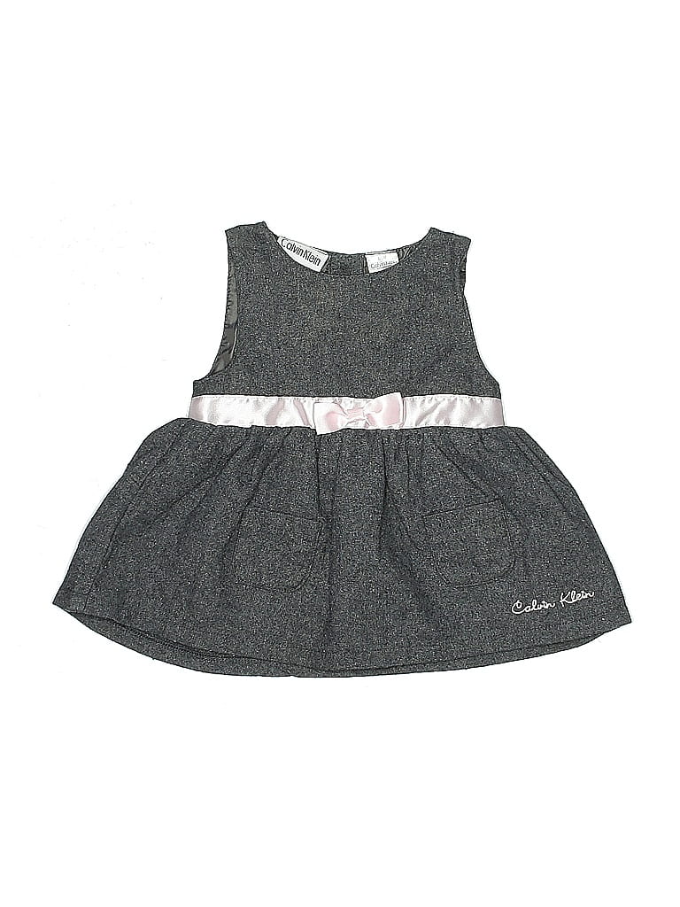 Pre-owned Calvin Klein Babies' Dress In Gray