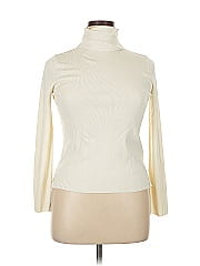 August Silk Long Sleeve Turtleneck