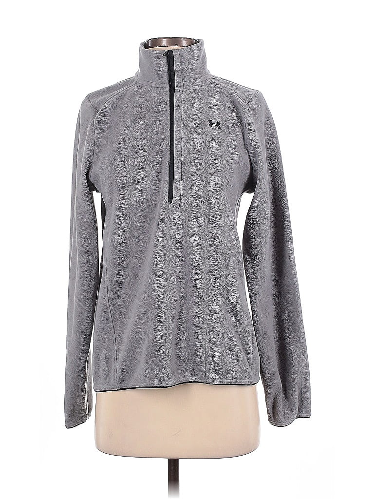 Under Armour 100% Polyester Gray Fleece Size S - photo 1
