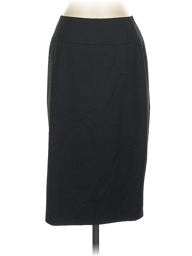 Pre-owned Lafayette 148 Formal Skirt In Black