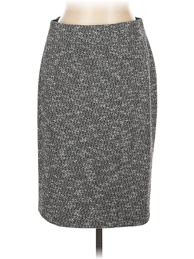 Pre-owned Ann Taylor Formal Skirt In Gray