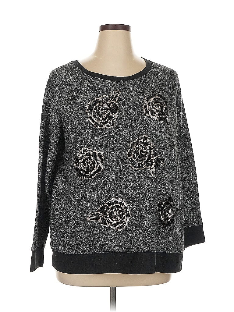 Pre-owned Apt. 9 Pullover Sweater In Gray