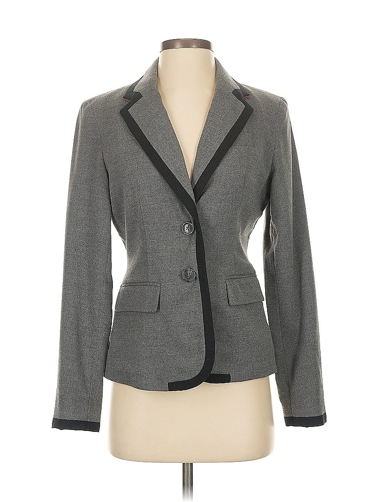 Pre-owned Merona Blazer Jacket In Gray