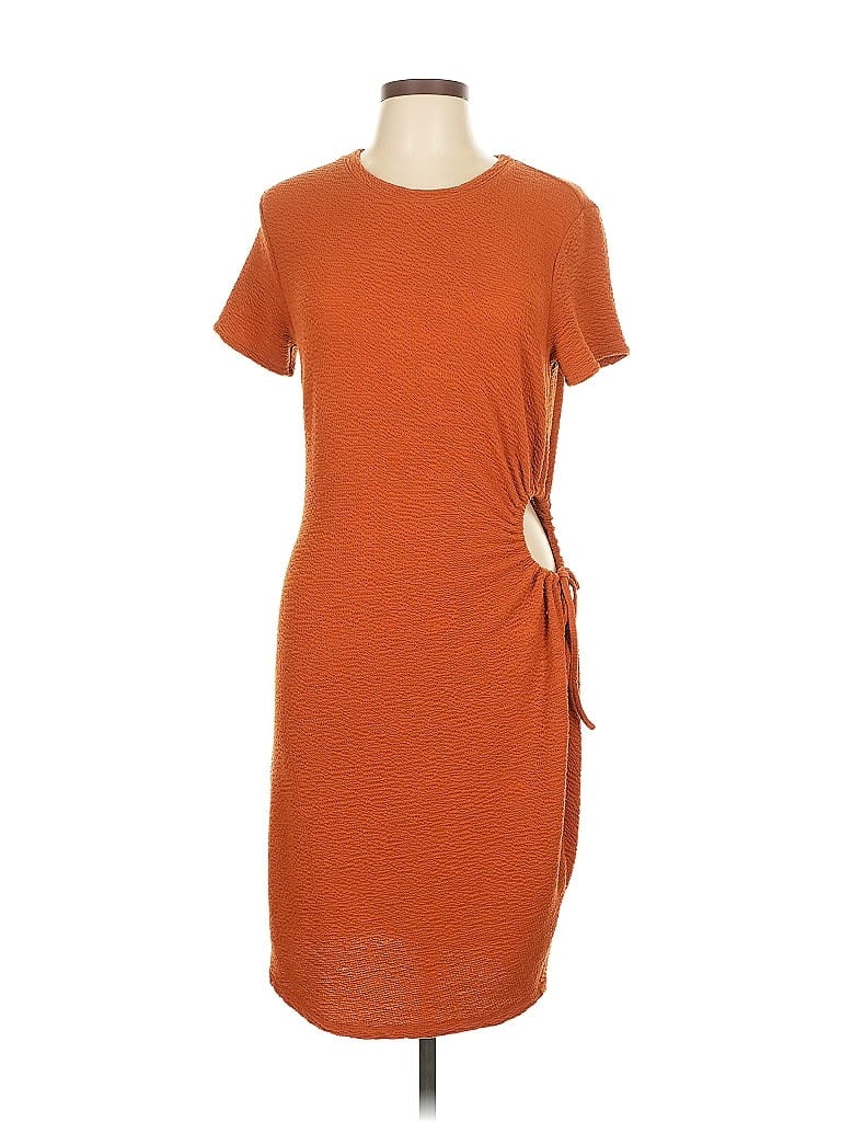 Pre-owned And Now This Casual Dress In Orange