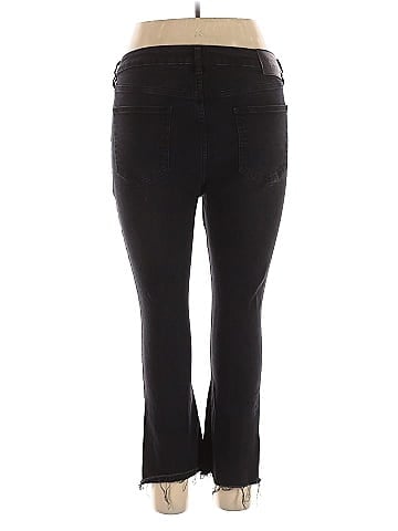 Class Roberto Cavalli High Rise Flared Cropped Jeans (view 2)