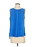 Banana Republic Factory Store 100% Polyester Blue Sleeveless Blouse Size S - photo 1