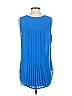 Banana Republic Factory Store 100% Polyester Blue Sleeveless Blouse Size S - photo 2