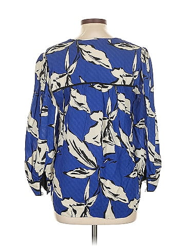 Veronica Beard 3/4 Sleeve Silk Top (view 2)