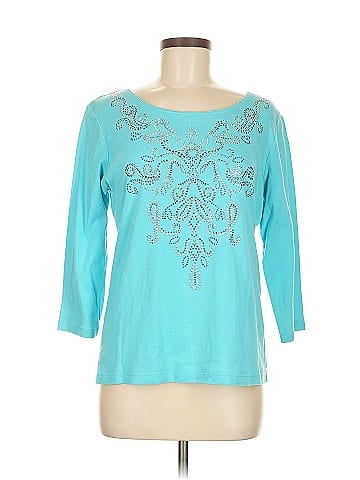 Karen Scott 3/4 Sleeve T-Shirt (view 1)