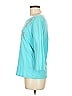 Karen Scott 100% Cotton Teal 3/4 Sleeve T-Shirt Size M - photo 5