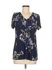 Susan Graver Short Sleeve Blouse