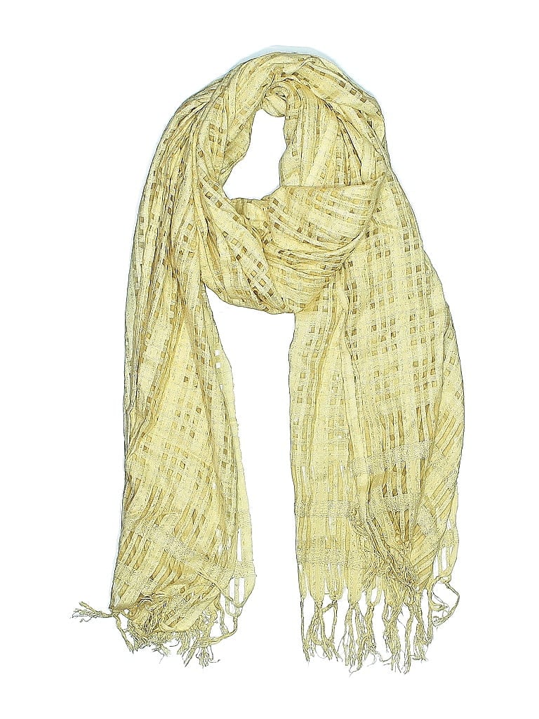 Unbranded Yellow Ivory Scarf One size - photo 1