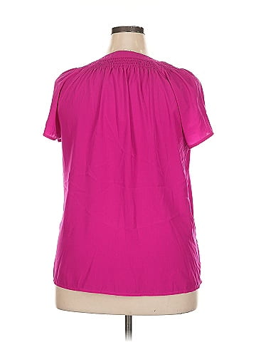 Dana Buchman Short Sleeve Blouse (view 2)
