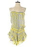 Gaya 100% Rayon Print Yellow Romper Size S - photo 1