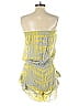 Gaya 100% Rayon Print Yellow Romper Size S - photo 2