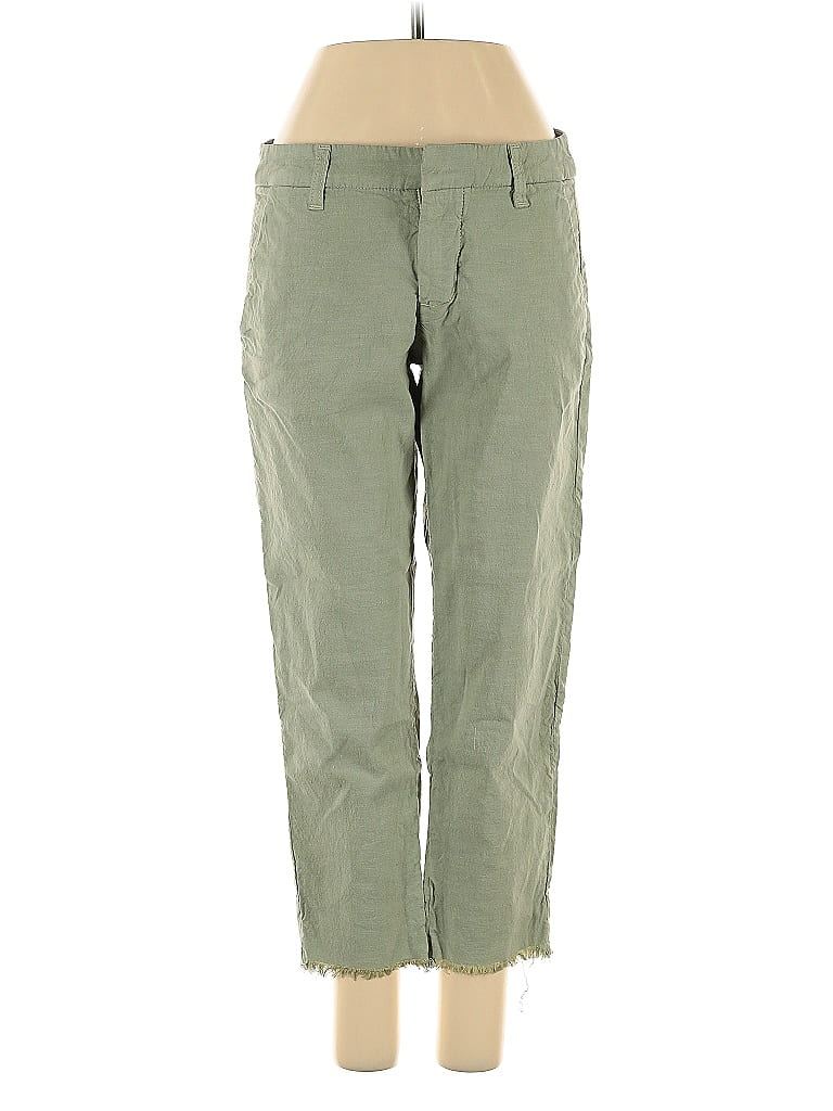 Frank & Eileen Solid Green Casual Pants Size 0 - photo 1