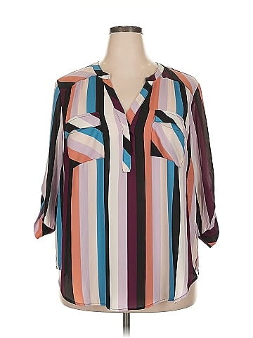 Torrid 3/4 Sleeve Blouse (view 1)