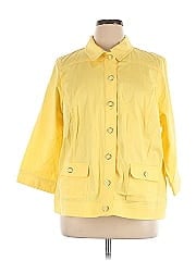 Cj Banks 3/4 Sleeve Button Down Shirt