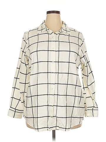 Lands' End Long Sleeve Button-Down Shirt (view 1)