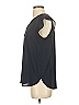 Ann Taylor LOFT 100% Polyester Black Blue Sleeveless Blouse Size S - photo 5
