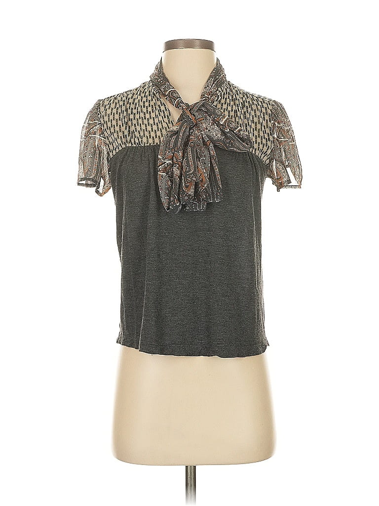 Tiny 100% Rayon Gray Short Sleeve Top Size XS - photo 1